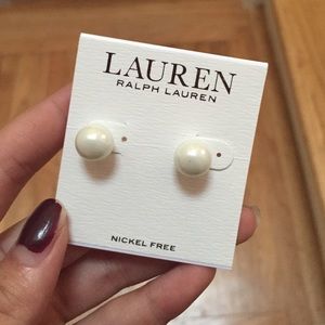 Ralph Lauren Pearl earrings