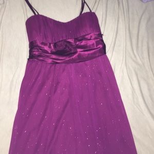 Sparkly wine colored winterfest dress
