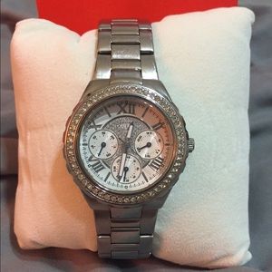 Guess Women's Crystal Accent Watch