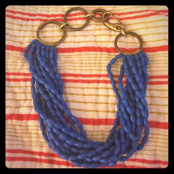 Blue Beaded Necklace