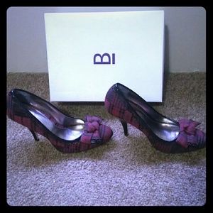 Bakers red & black heels