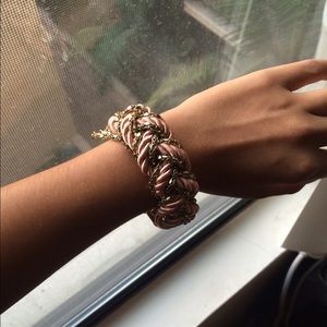 Pink and Gold Bracelet