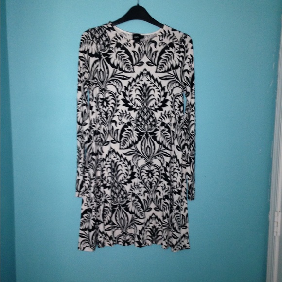 Black &White Swing Dress