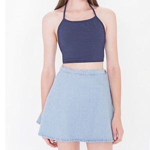 American Apparel Denim Circle Skirt