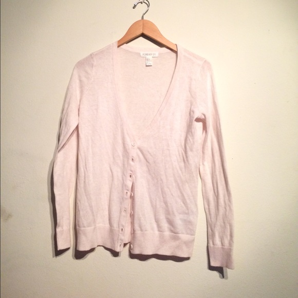 Cream button cardigan