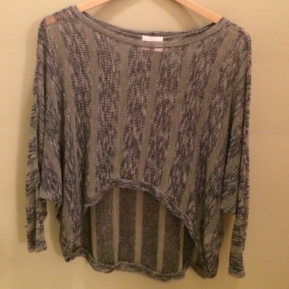 Striped oversized sweater