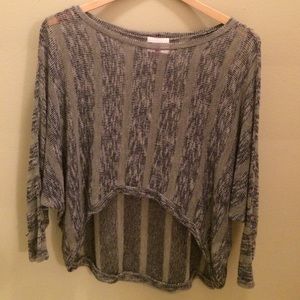 Striped oversized sweater