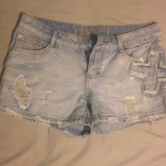 Light blue shorts