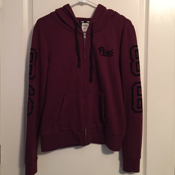 PINK zip up sweater