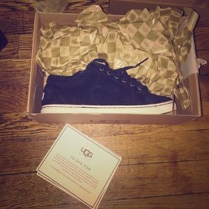 UGG Tomi Suede Women Sneakers in Black