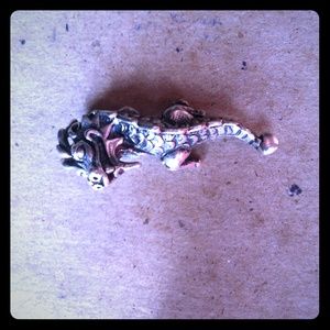 Naughty dragon troll bead