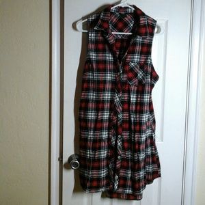 Flannel Shirt dress