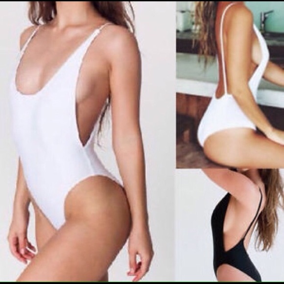 American Apparel Other - One Piece Vintage White Swimsuit, Never Worn!