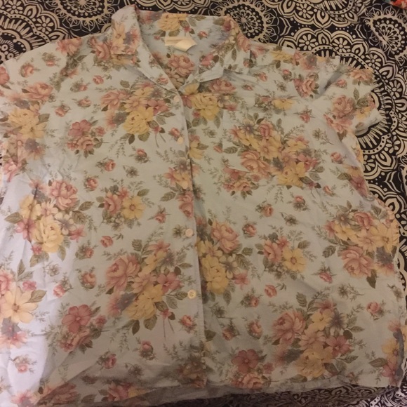 oversized button up