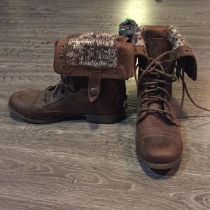 Never worn Combat boots