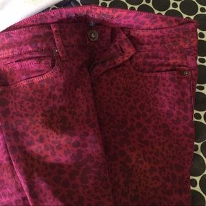 Jeans & bright pink ones