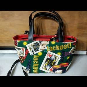 Small purse with gambling print