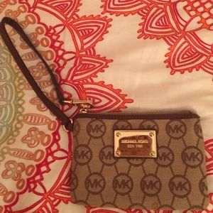 Michael Kors MK Fabric Wristlet/Wallet