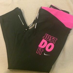 Nike Capri tight running pants. Dri-fit