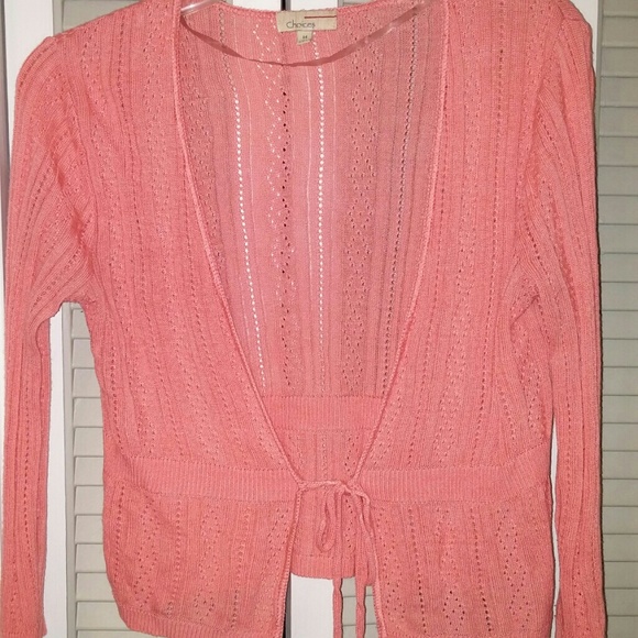 Peach weight weight sweater
