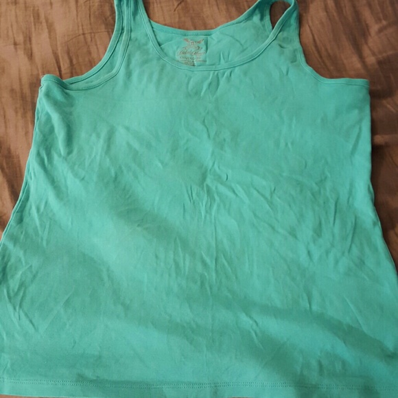Faded glory teal cotton  tank top