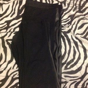 Black jeggings