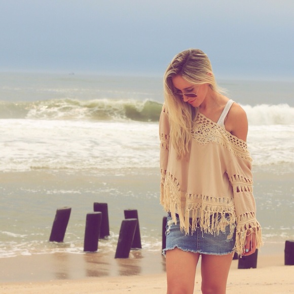 Beige Boho Crochet Top *LAST! - Picture 4 of 4