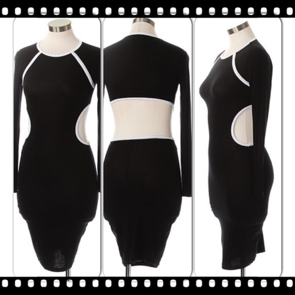 Black Affair Back Out Dress
