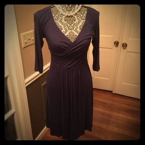 ☀️☀️SUMMER SALE!☀️☀️Navy Knit Dress w/ Knot Waist