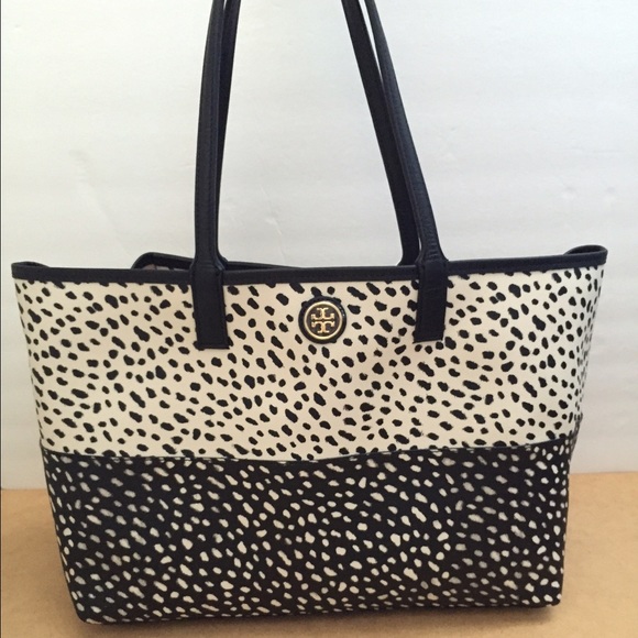 Tory Burch Handbags - Tory Burch Dotted Pony Tote
