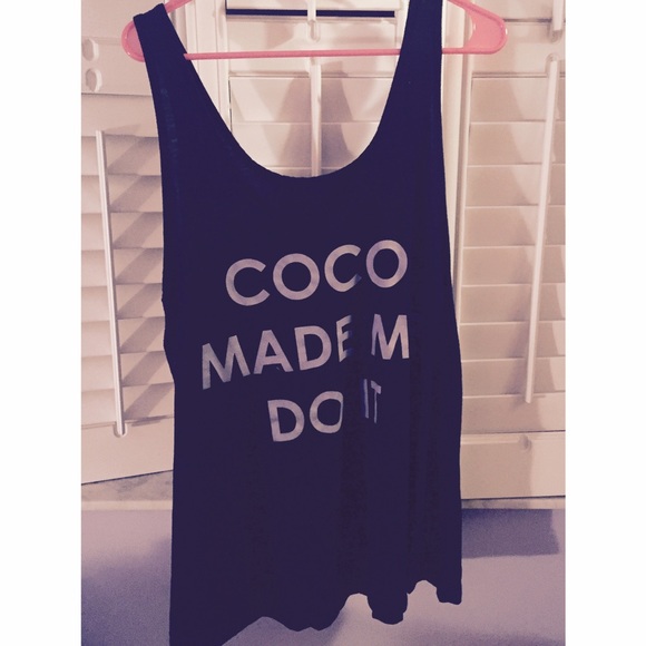 Coco Made Me Do It flowy tank