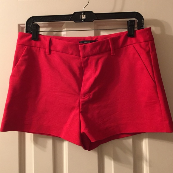 Forever 21 Red Shorts