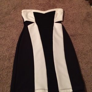 Black and white dress