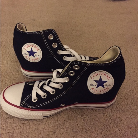 Women's Black Wedges Converse