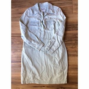Chambray denim dress