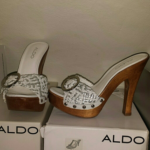 ALDO White sandals