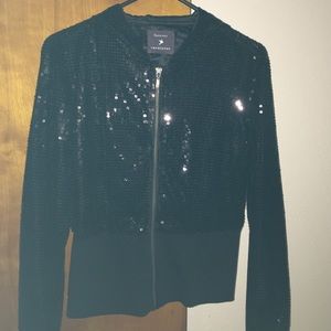 Black Sequins Jacket