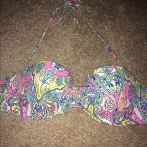 Victoria's Secret Multi Paisley Push Up Bikini