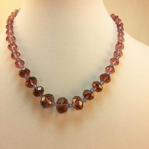 Purple Crystal Necklace