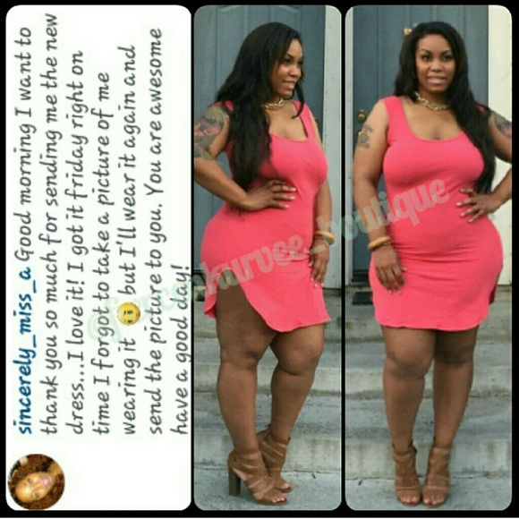 Plus size tank t shirt dress