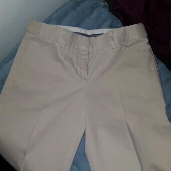 Khaki editor pants