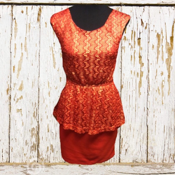 Anthropologie Dresses & Skirts - 🎉HP🎉🍁 ANTHROPOLOGIE EPILOGUE BURNT ORANGE DRESS