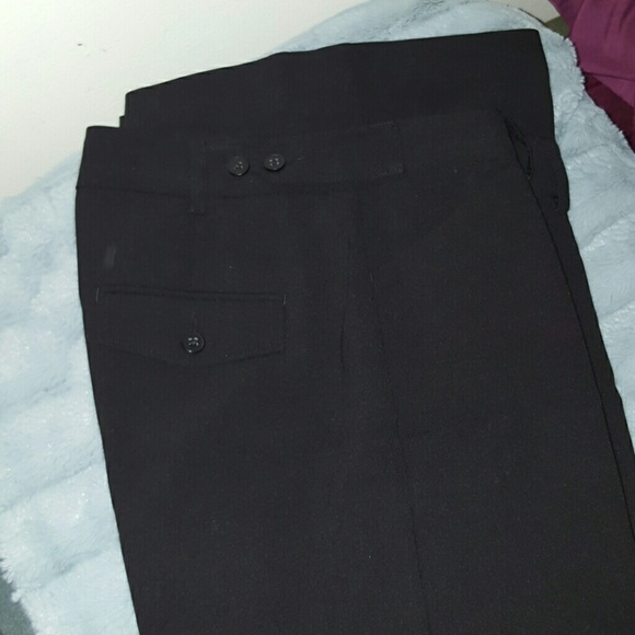 Black suit pants