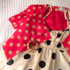 J. Crew Collection Polka Dot Dress