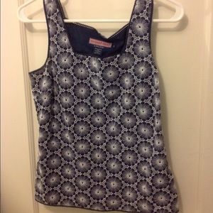 Navy blue & white top. Perfect condition.