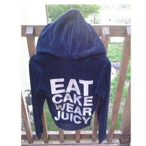 Juicy Couture Velour jacket "Eat Cake" 🌞