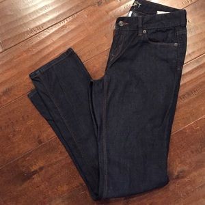 Ann Taylor Loft dark-wash jeans!
