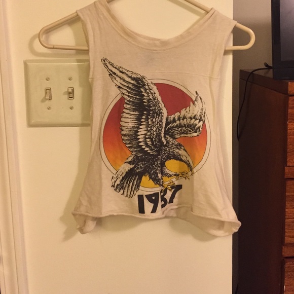 Forever 21 Tops - Tan crop top