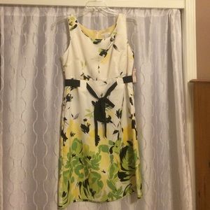 Bright flowered dress