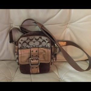 Coach Signature Pocket Shoulder Bag